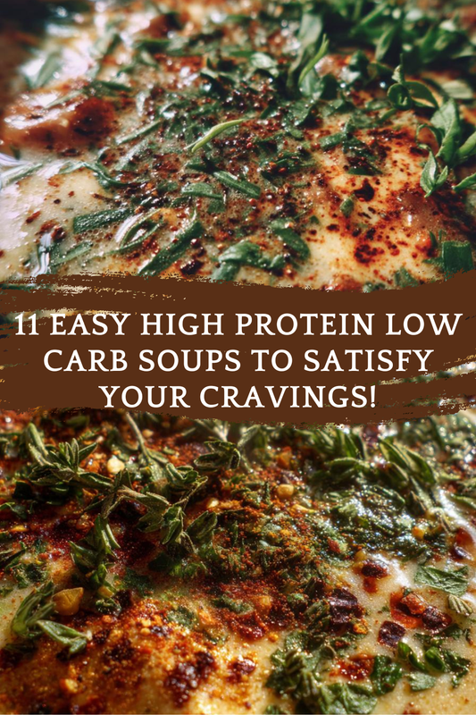 11 Easy and Delicious HIGH PROTEIN LOW CARB SOUPS