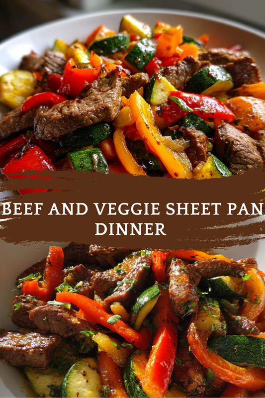 Beef and Veggie Sheet Pan Dinner