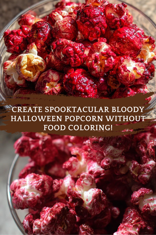 Bloody Halloween Popcorn (Red Popcorn Without Food Coloring!)