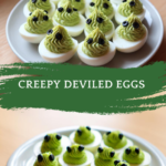 Creepy Deviled Eggs for Halloween