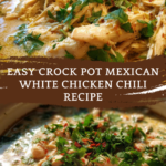 Crock Pot Mexican White Chicken Chili