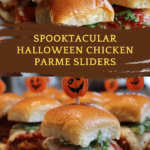 Halloween Chicken Parme Sliders