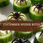 Halloween Cucumber Spider Bites