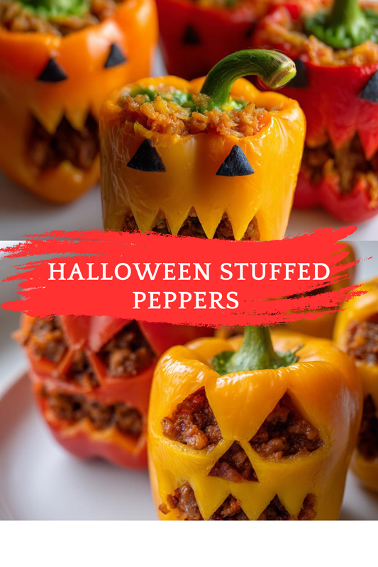 Halloween Stuffed Peppers