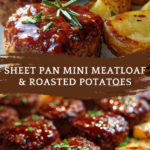 Sheet Pan Mini Meatloaf and Roasted Potatoes – Easy Weeknight Dinner