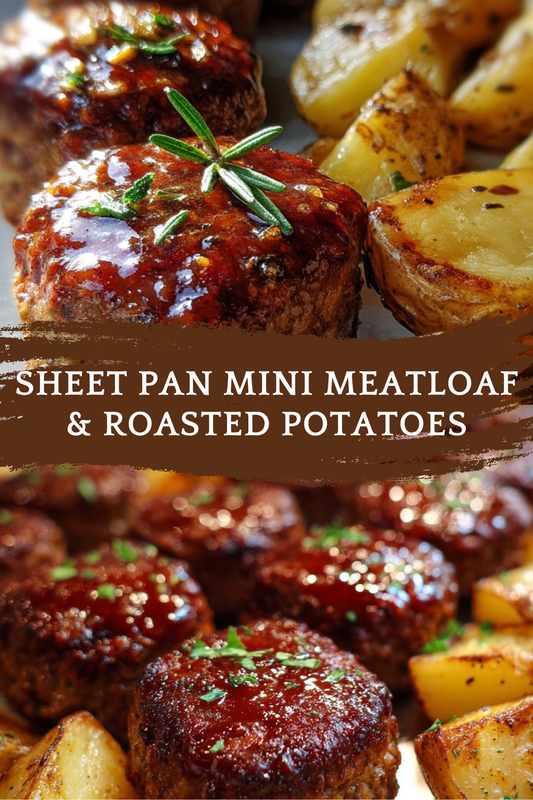 Sheet Pan Mini Meatloaf and Roasted Potatoes – Easy Weeknight Dinner