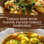 Tamale Soup with Tamale Dumplings