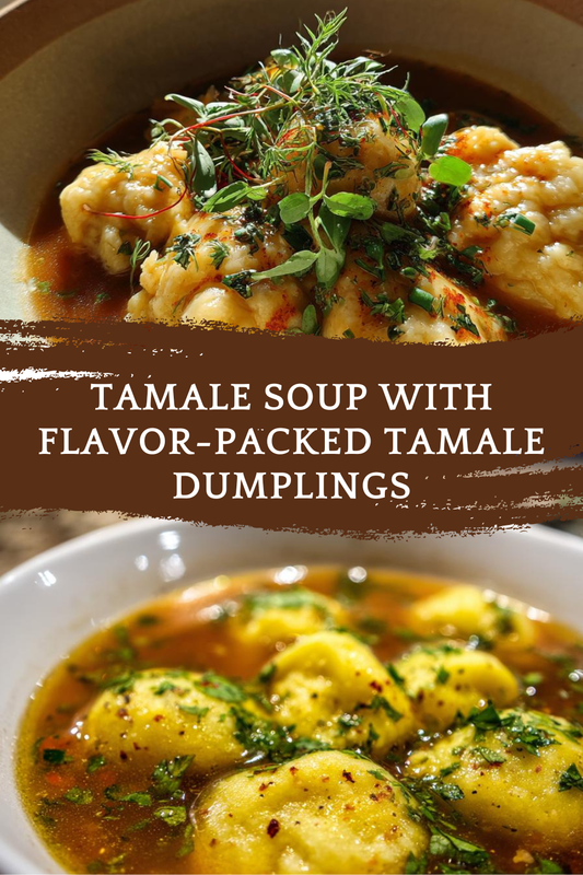 Tamale Soup with Tamale Dumplings