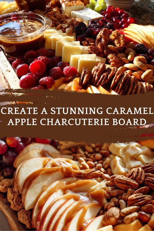 caramel apple charcuterie board