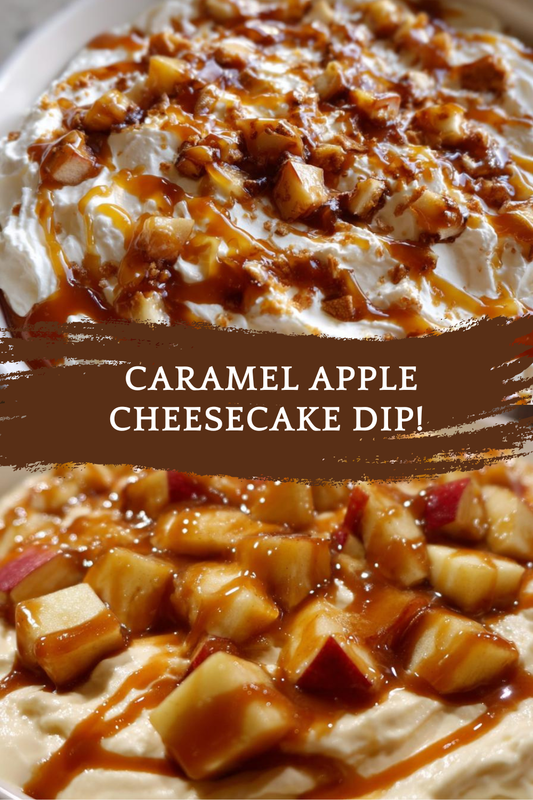 caramel apple cheesecake dip