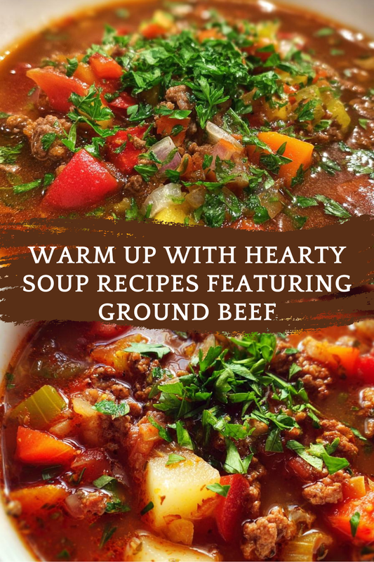 soup recipes with ground beef