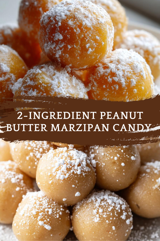 2-Ingredient Peanut Butter Marzipan Candy (Mazapán de Cacahuate)