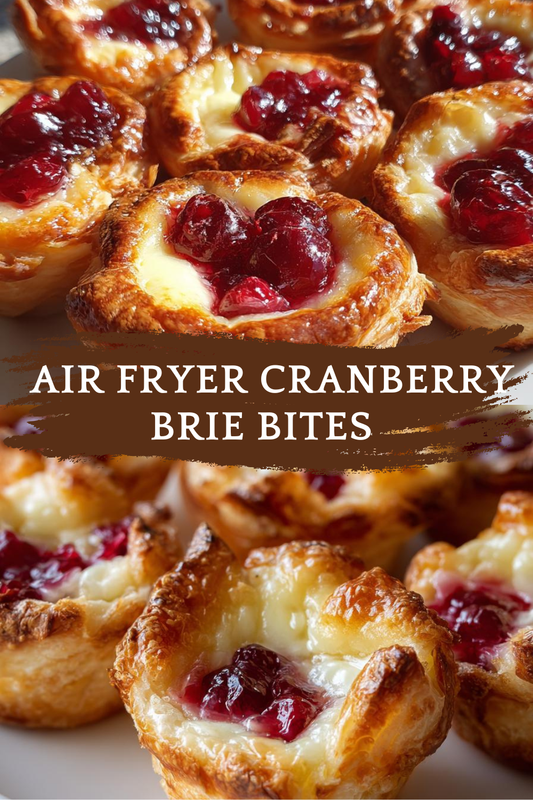 Air Fryer Cranberry Brie Bites
