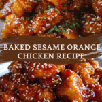 Baked Sesame Orange Chicken Recipe
