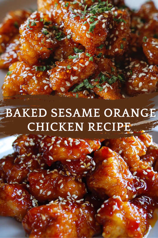 Baked Sesame Orange Chicken Recipe