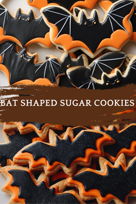 Bat Shaped Sugar Cookies
