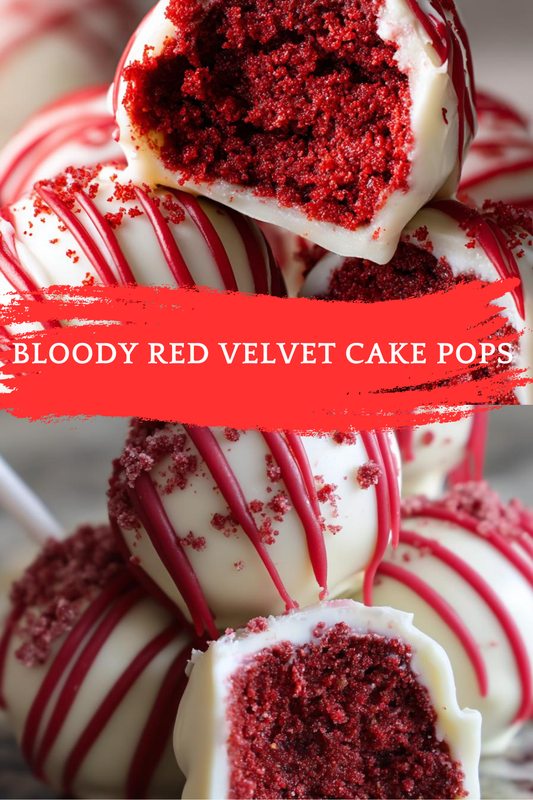 Bloody Red Velvet Cake Pops