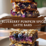 Blueberry Pumpkin Spice Latte Bars