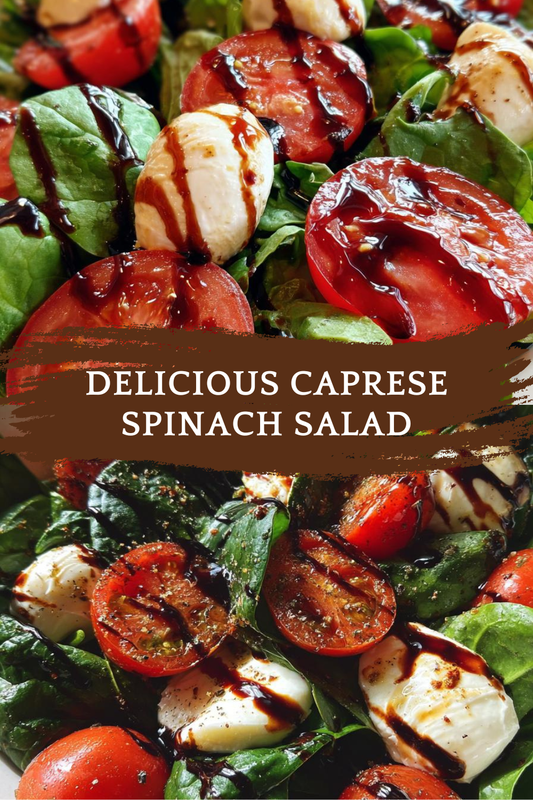 Caprese Spinach Salad