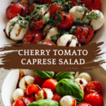 Cherry tomato Caprese salad