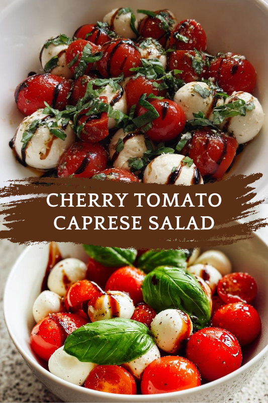 Cherry tomato Caprese salad