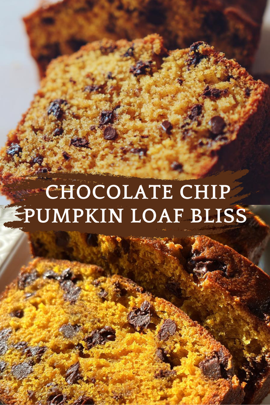 Chocolate Chip Pumpkin Loaf Bliss