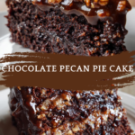 Chocolate Pecan Pie Cake