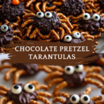 Chocolate Pretzel Tarantulas