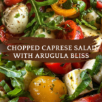 Chopped Caprese Salad with Arugula