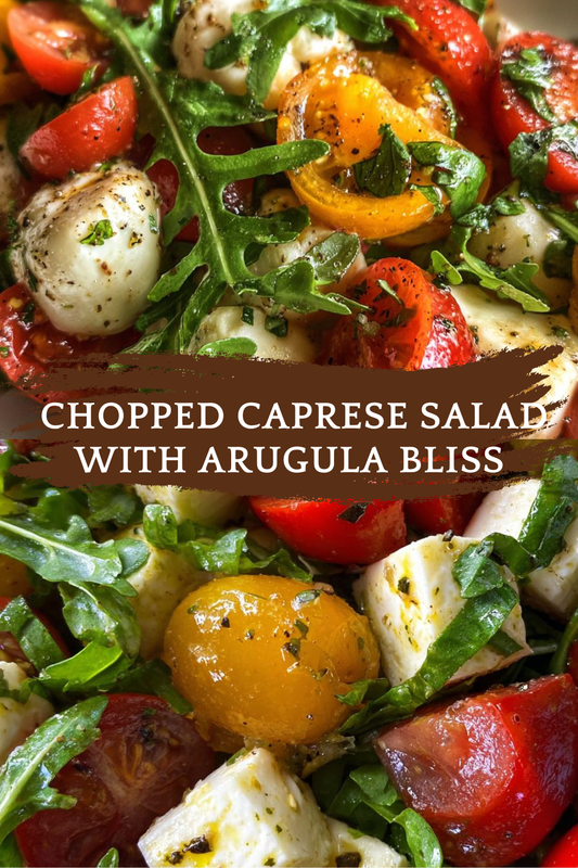 Chopped Caprese Salad with Arugula