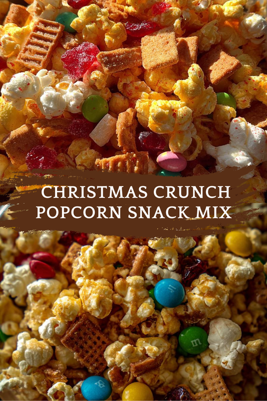 Christmas Crunch Popcorn Snack Mix