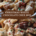Christmas white chocolate Chex mix