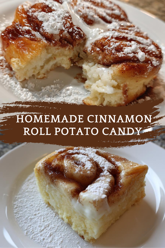 Cinnamon Roll Potato Candy