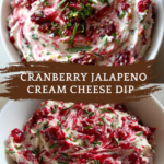 Cranberry Jalapeno Cream Cheese Dip