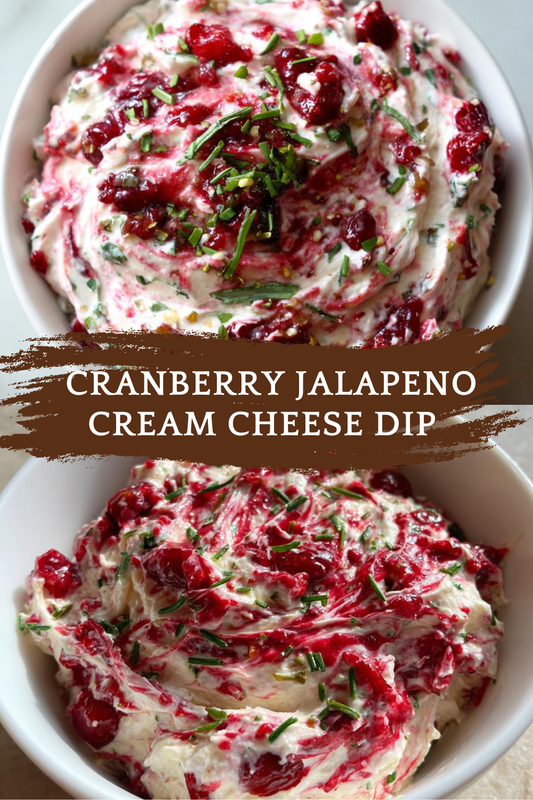 Cranberry Jalapeno Cream Cheese Dip