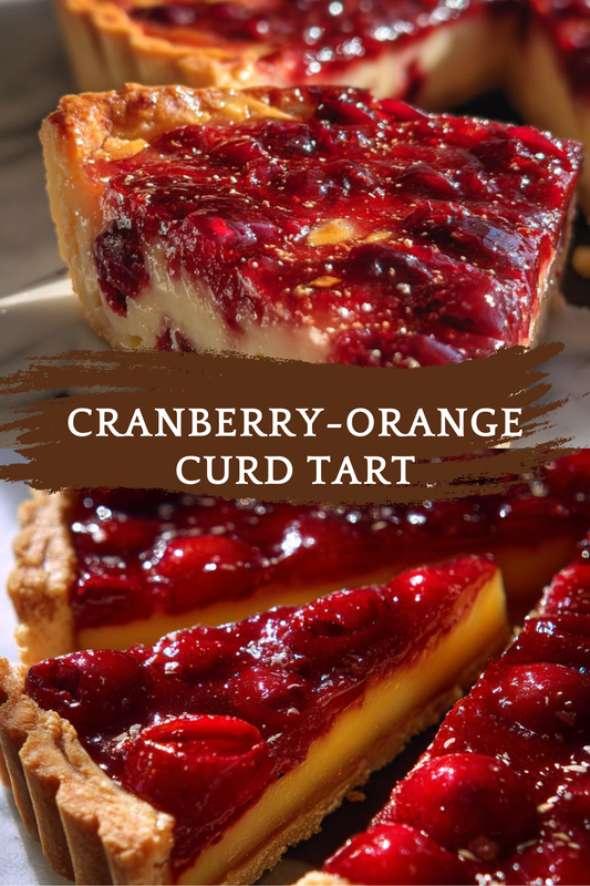 Cranberry-Orange Curd Tart