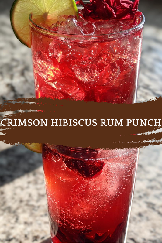 Crimson Hibiscus Rum Punch