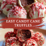 Easy Candy Cane Truffles