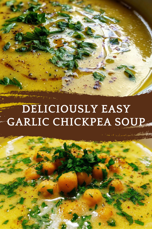 Easy Garlic Chickpea Soup Recipe Creamy Comfort Food for Any Season