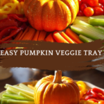 Easy Pumpkin Veggie Tray