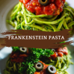 Frankenstein Pasta for Halloween