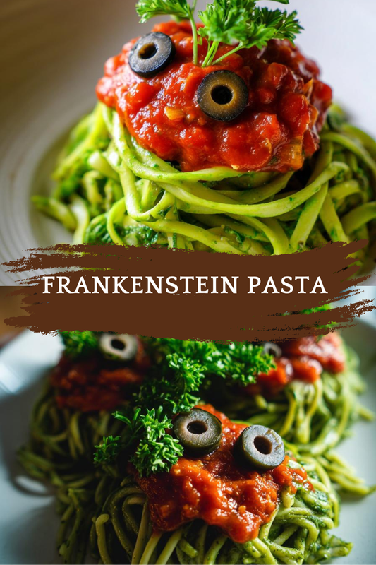 Frankenstein Pasta for Halloween