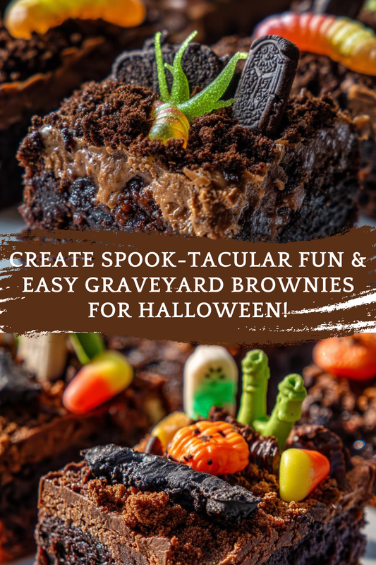 Fun & Easy Graveyard Brownies for Halloween