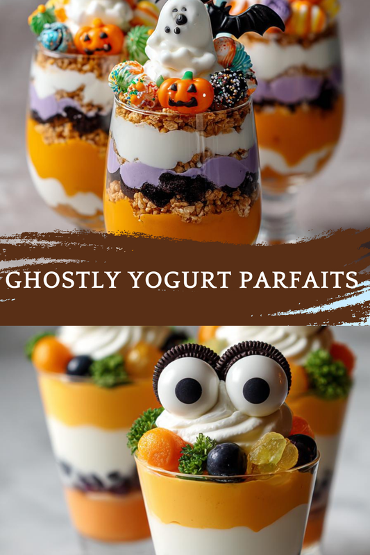 Ghostly Yogurt Parfaits