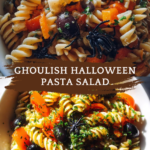 Ghoulish Halloween Pasta Salad Recipe