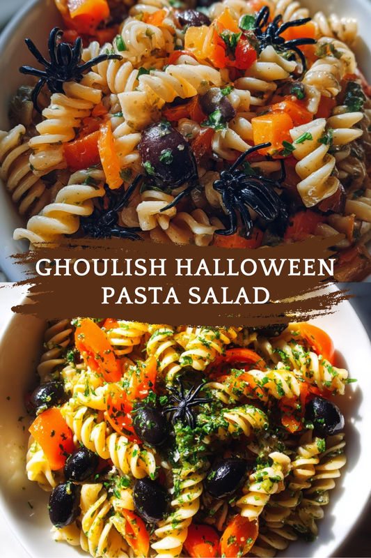 Ghoulish Halloween Pasta Salad Recipe