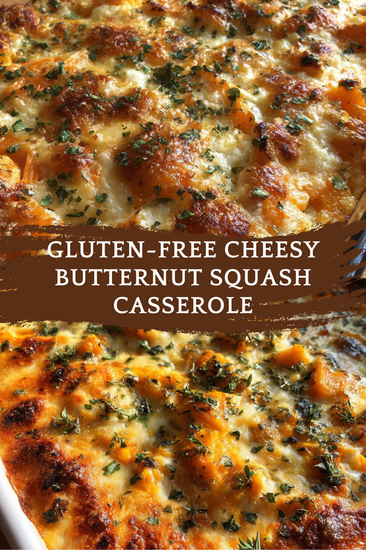 Gluten-Free Cheesy Butternut Squash Casserole