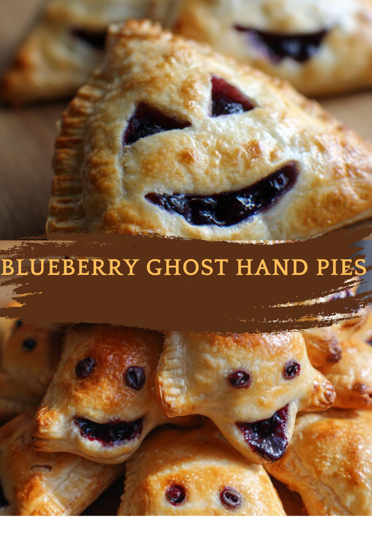 Halloween Blueberry Ghost Hand Pies