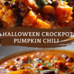 Halloween Crockpot Pumpkin Chili