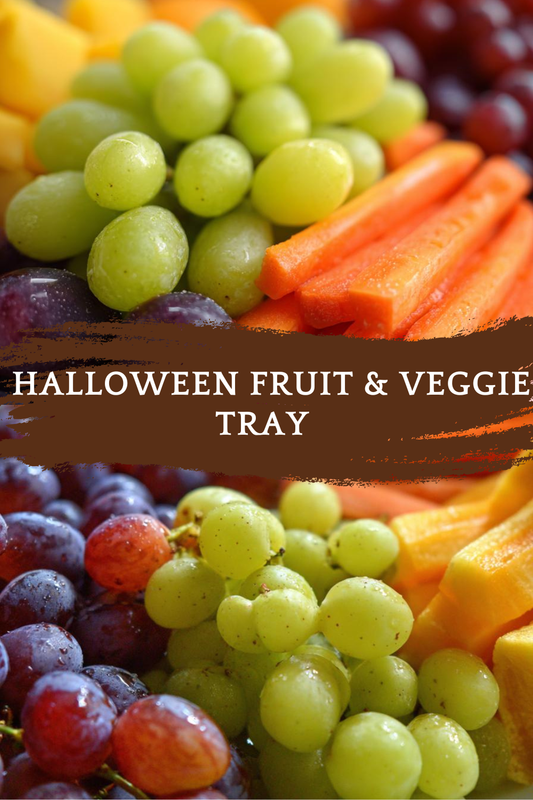 Halloween Fruit & Veggie Tray